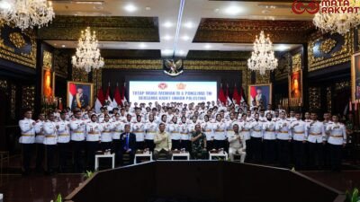 Panglima TNI Dampingi Menhan RI Beri Arahan Kadet Unhan Asal Palestina/Puspen TNI