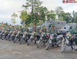 Apel Pagi, Dandim 1710/Mimika Tekankan Prajurit dan PNS Kodim Peka Dengan Situasi Yang Berkembang 
