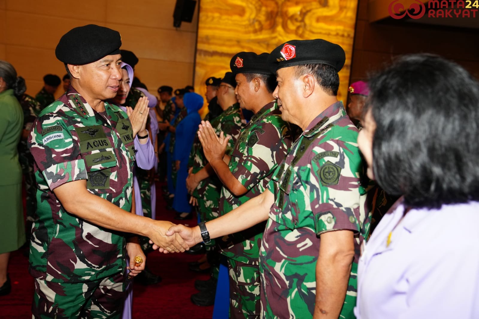 Panglima TNI Terima Laporan Korps Kenaikan Pangkat 177 Pati TNI/Puspen TNI