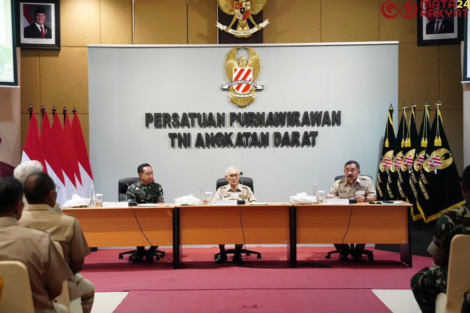 Panglima TNI Bersilaturahmi dengan Ketua Badan Pertimbangan Pusat PPAD/Puspen TNI