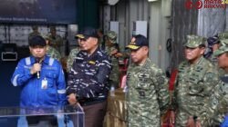 Panglima TNI Dampingi Menhan RI Saksikan Uji Penembakan Torpedo Kapal Selam Otonom Buatan Anak Bangsa/Puspen TNI