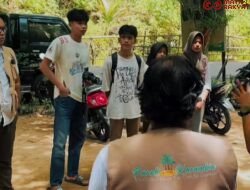 Lukisan Kolaborasi Akademisi dan Parak Karambia Wujudkan Living With Nature Di Geopark Silokek