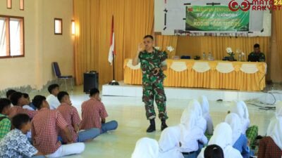 Satgas TMMD ke-126 Kodim 1505/Tidore Berikan Penyuluhan Bahaya Narkoba kepada Pelajar/Puspen TNI