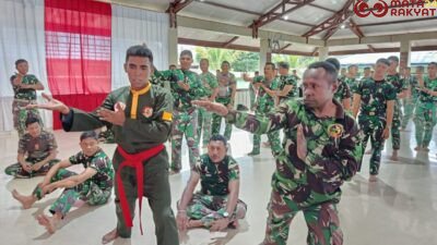 Latih Ketangkasan Prajurit, Kodim 1710/Mimika Gelar Latihan Pencak Silat Militer/Puspen TNI
