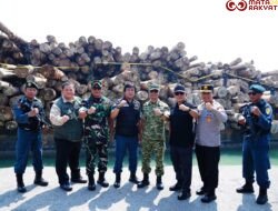 Kasum TNI Tinjau Keberhasilan Satgas PKH Amankan Ribuan Kubik Kayu Ilegal