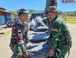 Kodim 1715/Yahukimo Melaksanakan Renovasi Rumah Tidak Layak Huni Dalam Rangka Memperingati HUT Korem 172/PWY Ke-62