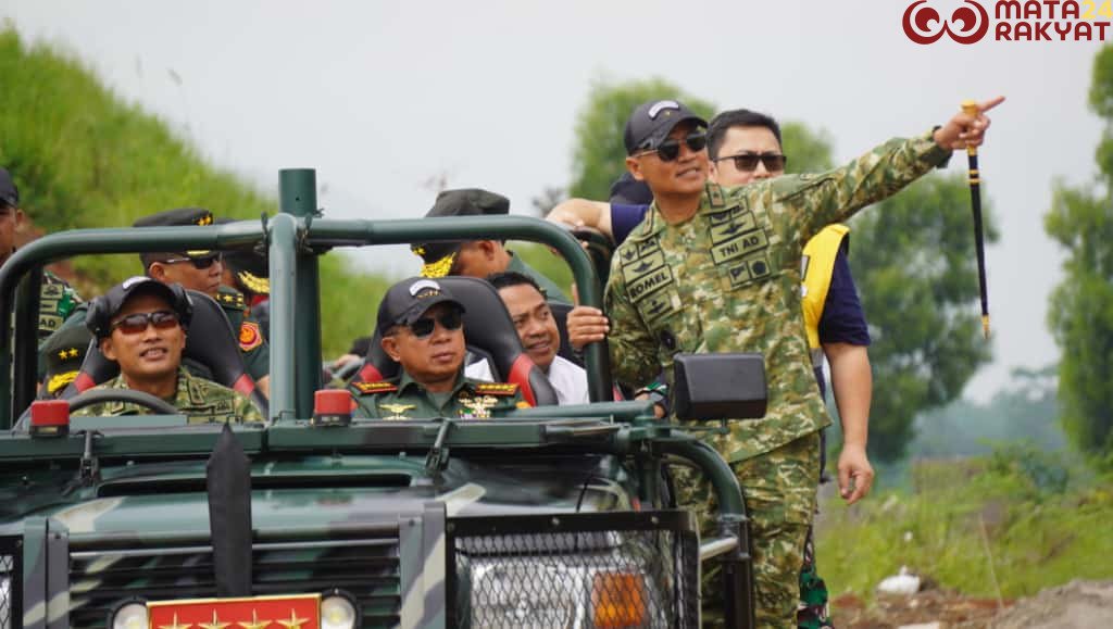 Panglima TNI Tinjau Pembangunan Fasilitas Latihan Multidimensi di Pusdiklat Kopassus Batujajar/Puspen TNI