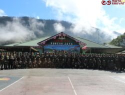 Kodim 1714/Puncak Jaya dan Satgas Penugasan Gelar Upacara HUT Ke-80 TNI Prima TNI Rakyat Indonesia Maju