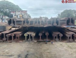 KAI Logistik Distribusi 1.350 Ton Rel untuk Prasarana Perkeretaapian Nasional