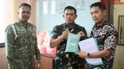 Dandim 0411/KM Serahkan 194.631 Butir Ekstasi Hasil Temuan Prajurit Kodam XXI/RI Kepada Polda Lampung/Puspen TNI