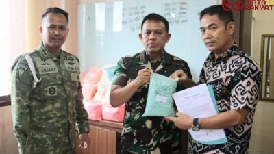 Dandim 0411/KM Serahkan 194.631 Butir Ekstasi Hasil Temuan Prajurit Kodam XXI/RI Kepada Polda Lampung/Puspen TNI