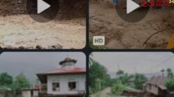 Jembatan putus dan rumah warga mengalami kerusakan berat