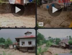 Akibat Curah Hujan Deras, Akses Jalan Nagari Guguak Malalo Mengalami Lumpuh Total