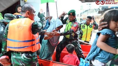 Percepat Evakuasi Korban Banjir di 9 Kabupaten/Kota, Kodam IM Kerahkan PRCPB/Puspen TNI