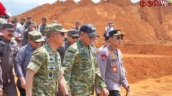 Panglima TNI Bersama Menhan RI Tinjau Keberhasilan Satgas PKH Tertibkan Tambang Nikel Ilegal di Morowali, Sulteng/Puspen TNI