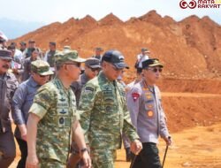 Panglima TNI Bersama Menhan RI Tinjau Keberhasilan Satgas PKH Tertibkan Tambang Nikel Ilegal di Morowali, Sulteng