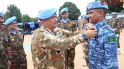 DFC MINUSCA Pimpin Upacara Medal Parade BANBAT-11 Dan BANMED-2/3/Puspen TNI