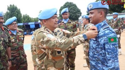 DFC MINUSCA Pimpin Upacara Medal Parade BANBAT-11 Dan BANMED-2/3/Puspen TNI