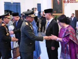 Panglima TNI Hadiri Pengucapan Sumpah Wakil Ketua MA dan Pelantikan Kepala serta Wakil Kepala BRIN di Istana Negara