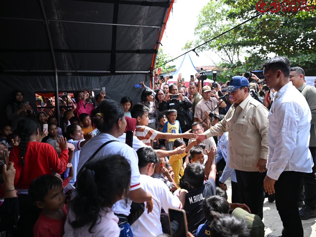 Panglima TNI Dampingi Presiden RI Pastikan Penanganan dan Pemulihan Bencana Terkendali/Puspen TNI