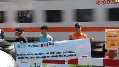 Daop 2 Bandung Terus Himbau Keselamatan: Pengguna Jalan Wajib Berhenti Sesaat Sebelum Melintasi Perlintasan Sebidang