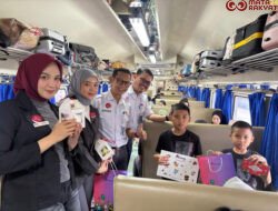 KAI Divre III Palembang, Catat 3.825 Orang Gunakan Kereta Api di Hari Natal 2025