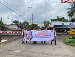 Disiplin di Perlintasan, KAI Divre III Palembang Dorong Kesadaran Keselamatan Bersama