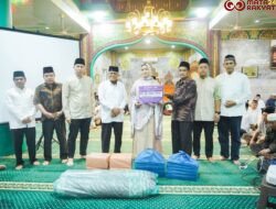 Tim 1 Safari Ramadhan Pemkab Dharmasraya Kunjungi Mesjid Besar Agung Babusalam Pulau Punjung 