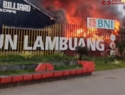 Stasiun lambuang Kota Bukittinggi Terbakar 