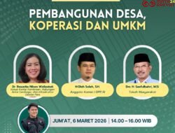 Webinar Literasi Digital Soroti Peran Desa, Koperasi, dan UMKM dalam Pembangunan Nasional