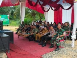 Dandim 0310/SSD Launching Jembatan Gantung Lubuk Botung Ampang Kuranji