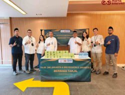 Sinergi Kebaikan, FKIJK DKI Jakarta dan BRI Regional Office 1 Gelar Aksi Berbagi Takjil