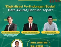 Webinar Literasi Digital Bahas Digitalisasi Perlindungan Sosial untuk Data Bantuan Lebih Akurat