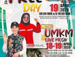 Pemkab Dharmasraya Gelar Car Free Day Dan Pasar Kuliner