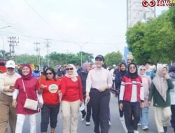 Ribuan Peserta Padati CFD Perdana di Dharmasraya