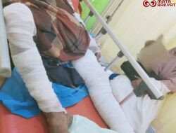 Damkar Agam Diduga Kehabisan BBM di Jalan, Gagal Padamkan Api, Warga Mengalami Luka Bakar