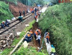 Perbaikan Gogosan Dikebut, KAI Daop 2 Bandung Targetkan Esok Hari Operasional KA Siliwangi Kembali Normal