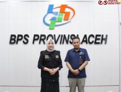 Temui Kepala BPS Aceh, Darwati Soroti Banyak Warga Tidak Mampu Masuk dalam Desil 8 hingga 10