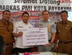 Pemko Payakumbuh Apresiasi Dukungan Jasa Raharja, PMI Terima Ambulans Baru