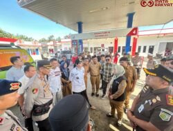 Pastikan Penyaluran Tepat Sasaran, Polres dan Forkopimda Dharmasraya Sidak SPBU
