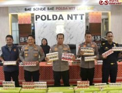 Polda NTT Ungkap Jaringan Rokok Ilegal Internasional, Negara Diselamatkan dari Kerugian Rp12,3 Miliar