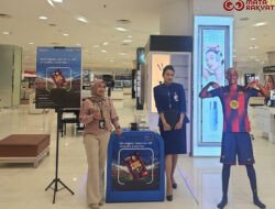 BRI Kalimalang Ramaikan Emporium Pluit dengan Booth Pembukaan Rekening dan Kartu Debit Eksklusif FC Barcelona