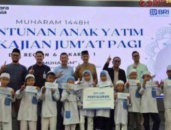 BRI Region 6 dan YBM BRI Jakarta Berbagi Santunan Anak Yatim Muharam