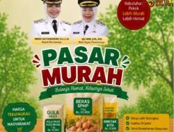 Pemkab Dharmasraya Gelar Pasar Murah di Halaman Kantor Camat Sungai Rumbai 