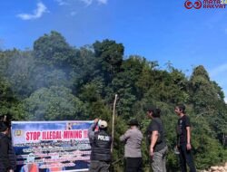 Tindak Tegas Aktivitas PETI, Polres Lima Puluh Kota Sterilisasi Tambang Emas Liar Nagari Galuguh