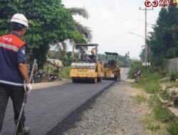 15 Tahun Penantian, Jalan Poros Koto Gadang Kembali Diaspal