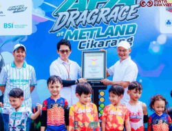Metland Cikarang Raih Rekor MURI Dragrace Pushbike Anak Terbanyak