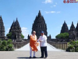 Prabowo dan PM Modi Tegaskan Ikatan Peradaban Indonesia-India di Candi Prambanan