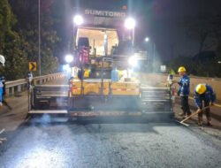 Tingkatkan Keandalan Jalan Tol, PT Jasamarga Tollroad Maintenance Laksanakan Pekerjaan Preservasi di Ruas Jalan Tol Semarang