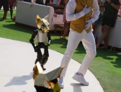 Finns Beach Club dan BotShift Hadirkan Robot Humanoid di Beach Club